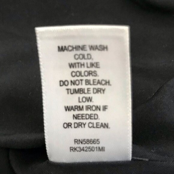 Susina Dark Blue Denim Tie Front Button-Front Women's Blazer Jacket. Size S - Picture 8 of 12